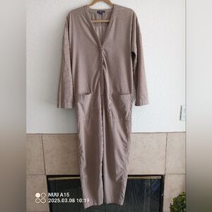 Tan ,James Perse Size 2 Courderoy Jumpsuit Romper, See Description And Pics